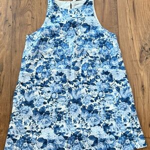 Abercrombie & Fitch Blue and White Floral Mini Dress